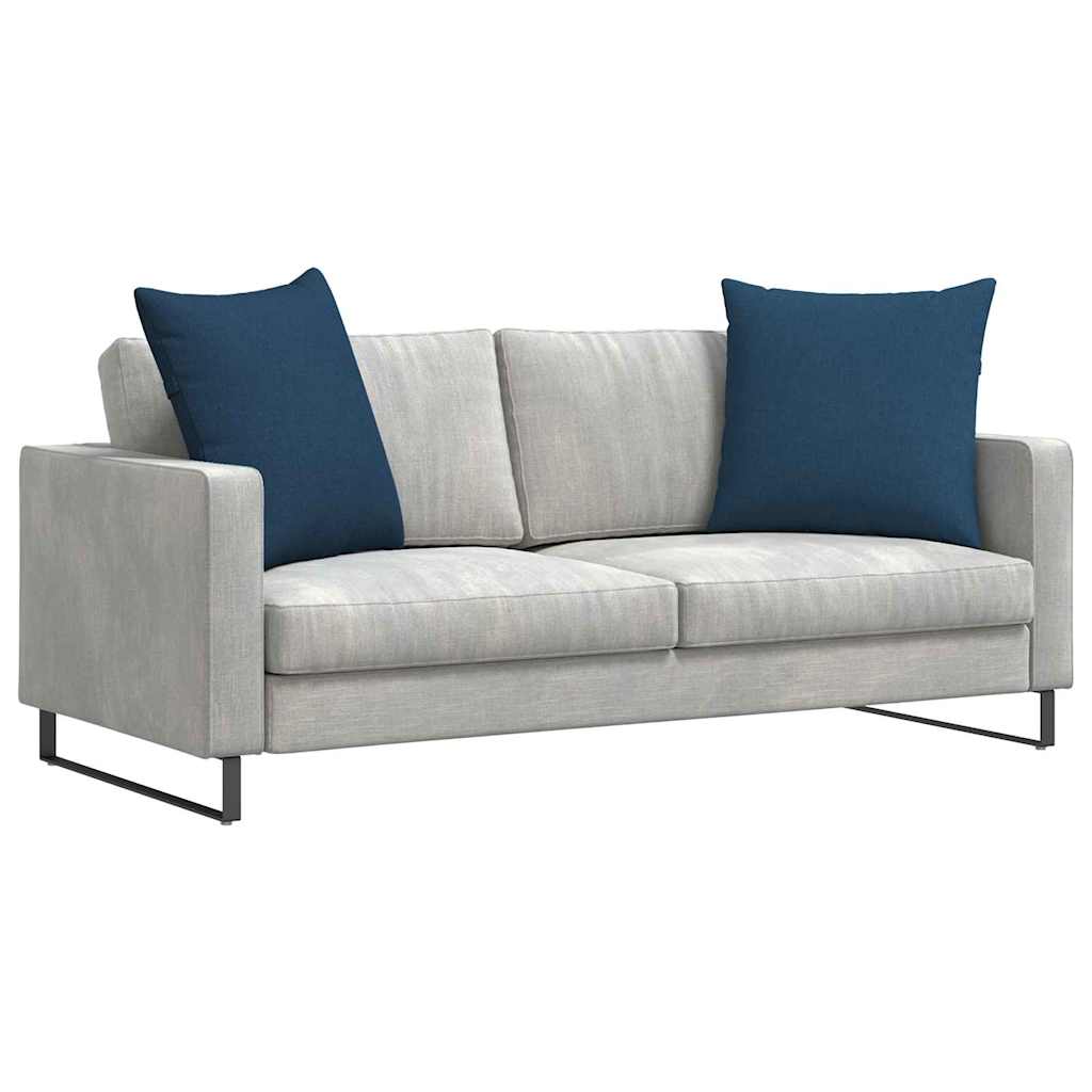 Cuscini da Divano 2 pcs Blu 80 x 80 cm Tessuto | homemem39
