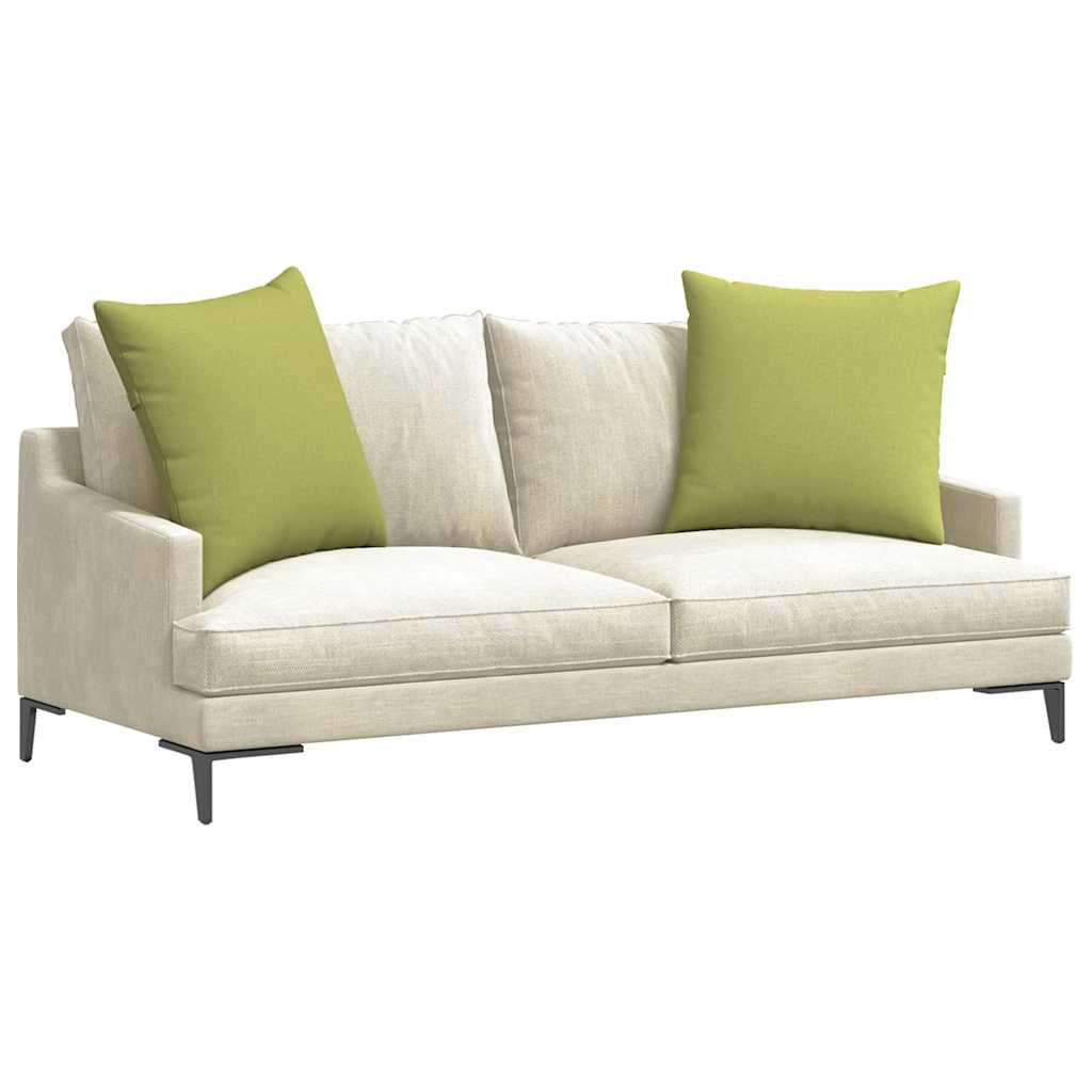 Cuscini da Divano 2 pcs Verde chiaro 80 x 80 cm Tessuto | homemem39