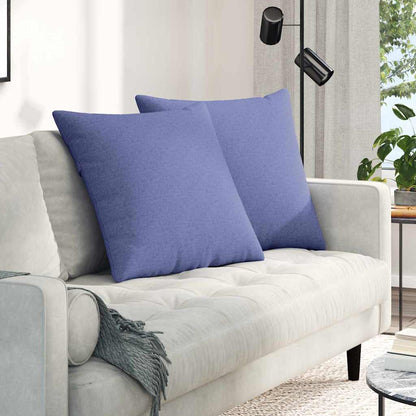 Cuscini da Divano 2 pcs Blu jeans 80 x 80 cm Tessuto | homemem39