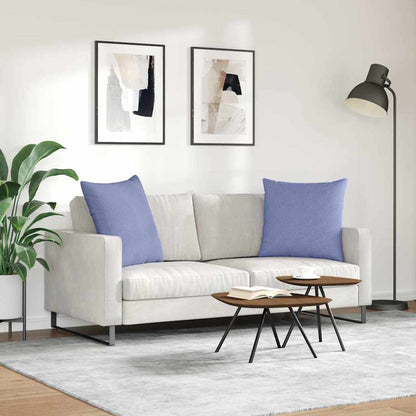 Cuscini da Divano 2 pcs Blu jeans 80 x 80 cm Tessuto | homemem39
