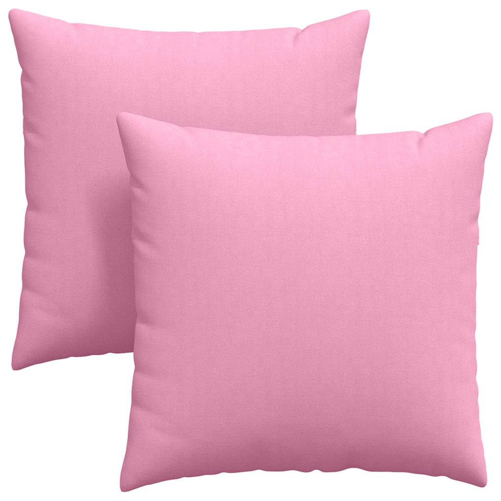 Cuscini da Divano 2 pcs Rosa 80 x 80 cm Tessuto | homemem39