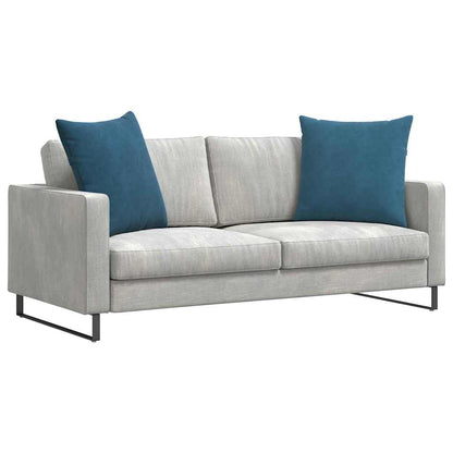 Cuscini da Divano 2 pcs Blu 80 x 80 cm Tessuto in Cords | homemem39