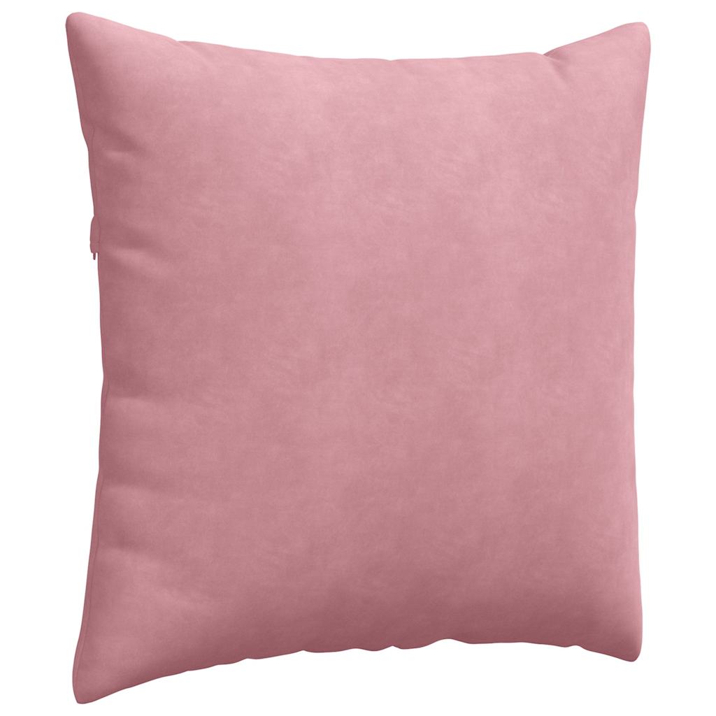 Cuscini da Divano 2 pcs Rosa 80 x 80 cm Tessuto in Cords | homemem39
