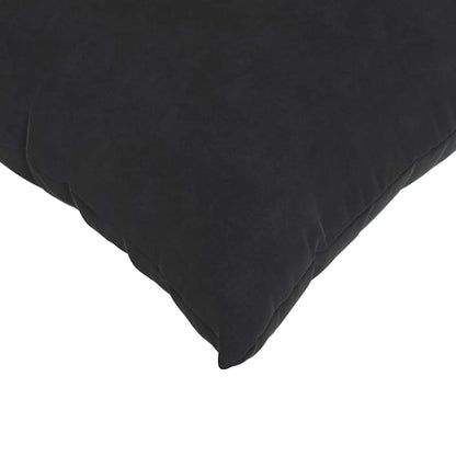 Cuscini da Divano 2 pcs Nero 80 x 80 cm Tessuto in Cords | homemem39
