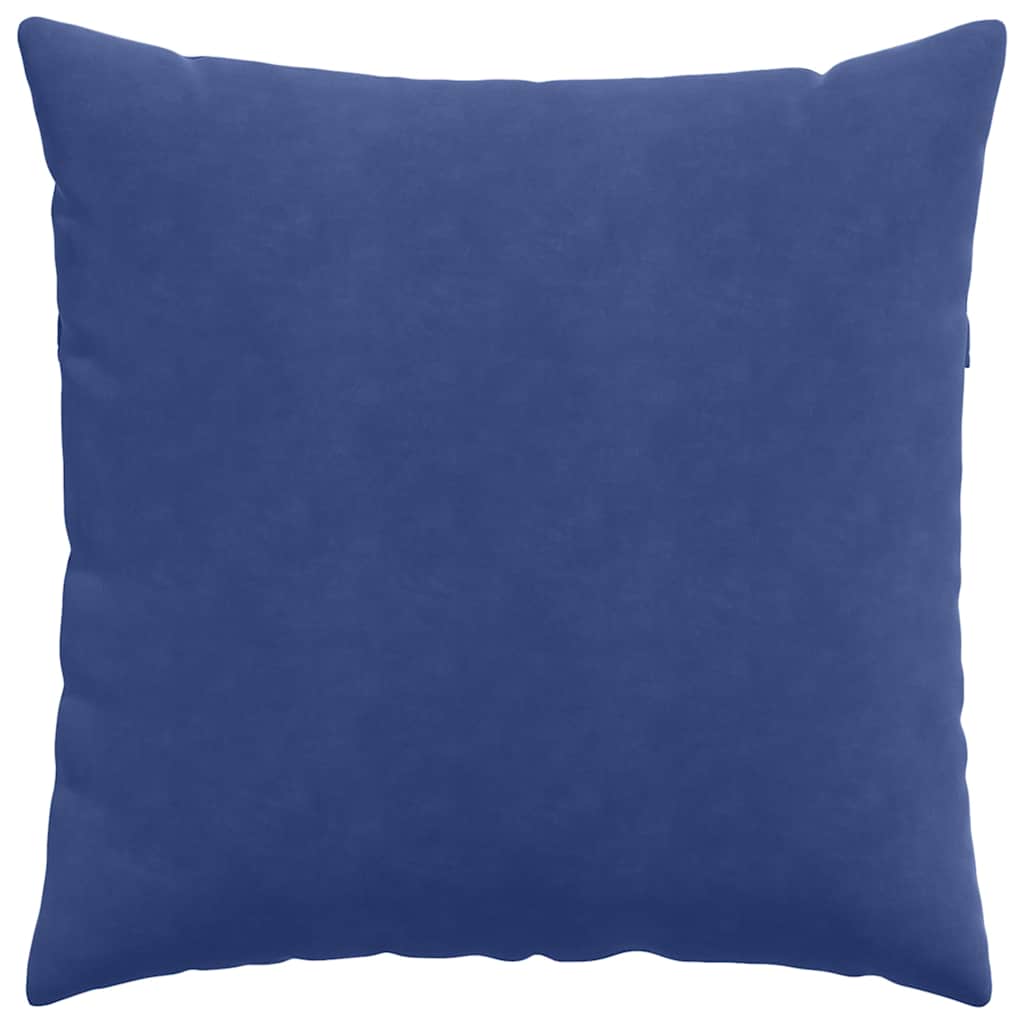 Cuscini da Divano 2 pcs Blu Polizia 80 x 80 cm Tessuto in Cords | homemem39