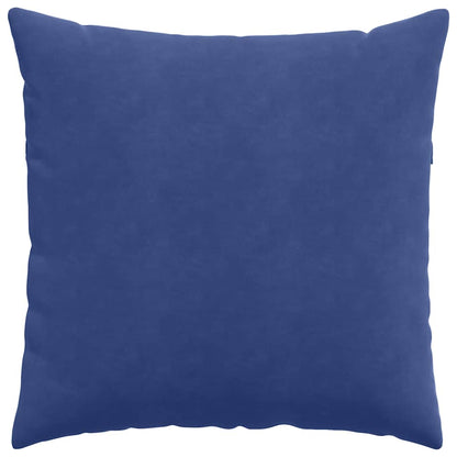 Cuscini da Divano 2 pcs Blu Polizia 80 x 80 cm Tessuto in Cords | homemem39