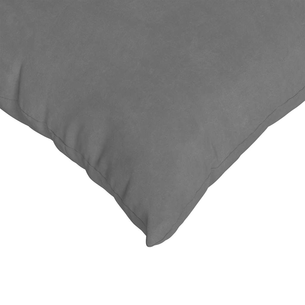 Cuscini da Divano 2 pcs Grigio scuro 80 x 80 cm Tessuto | homemem39