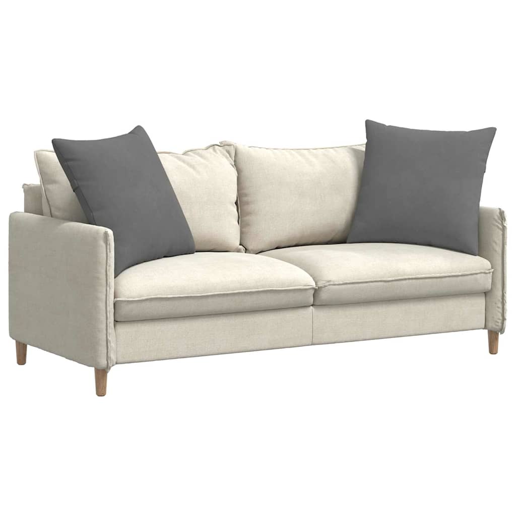 Cuscini da Divano 2 pcs Grigio scuro 80 x 80 cm Tessuto | homemem39