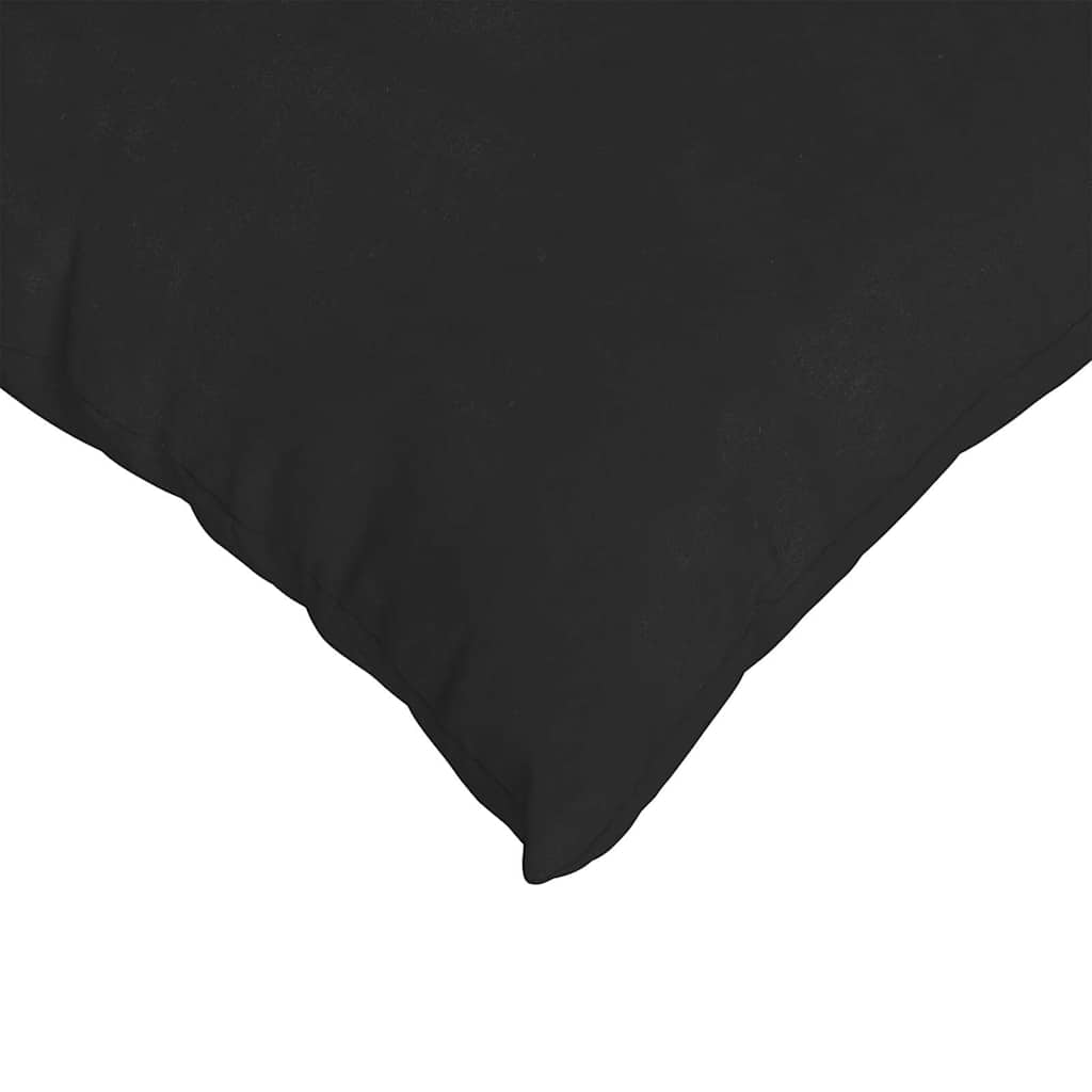 Cuscini da Divano 2 pcs Nero 80 x 80 cm Tessuto | homemem39