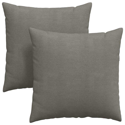 Cuscini da Divano 2 pcs Grigio chiaro 80 x 80 cm | homemem39