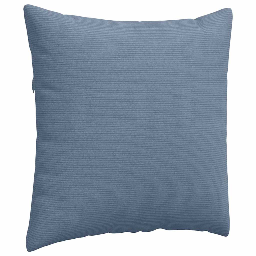 Cuscini da Divano 2 pcs Blu 80 x 80 cm Tessuto in Cords | homemem39