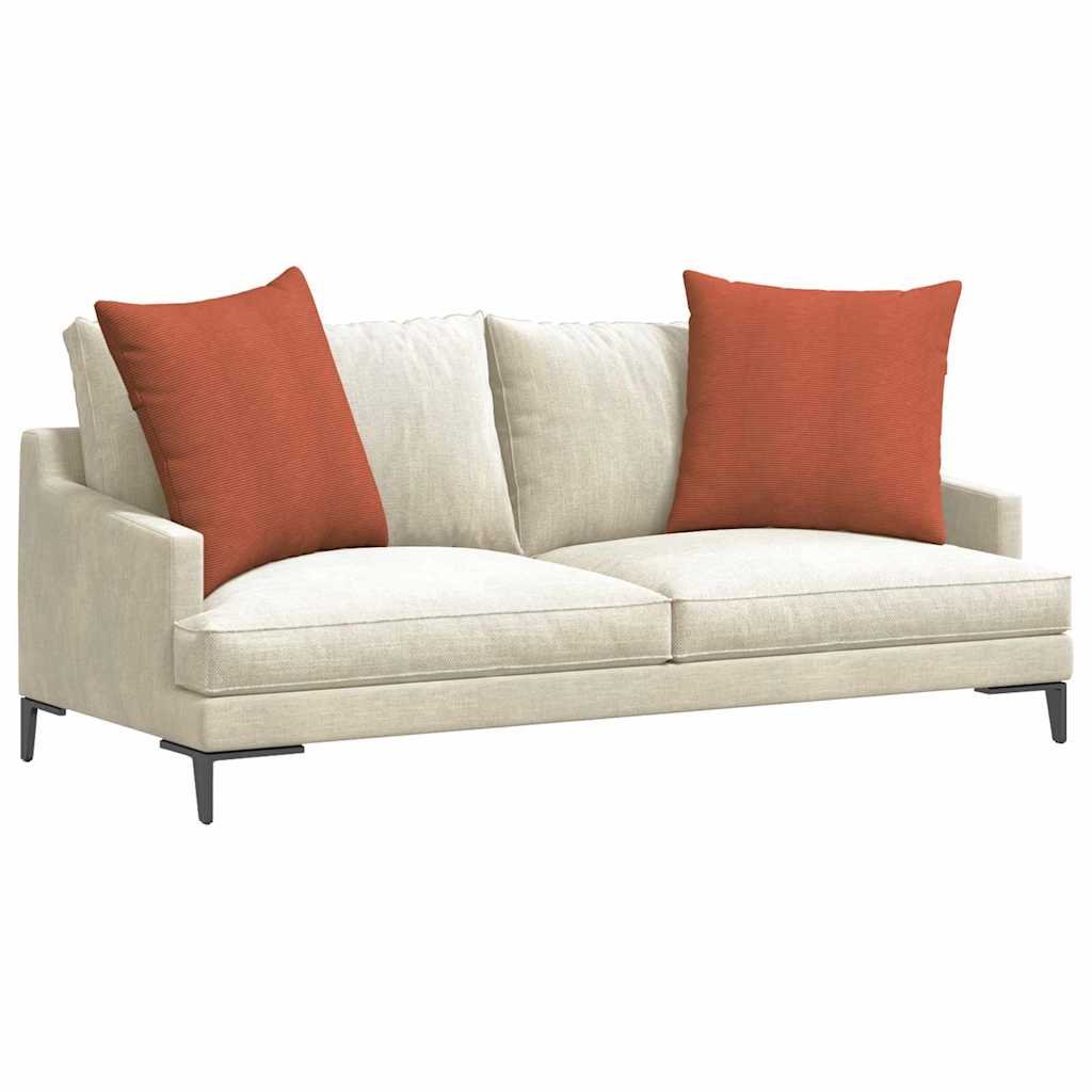Cuscini da Divano 2 pcs Rosso Arancio 80 x 80 cm | homemem39