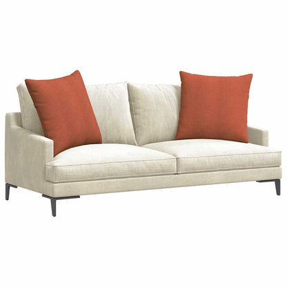 Cuscini da Divano 2 pcs Rosso Arancio 80 x 80 cm | homemem39