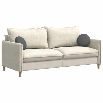 Cuscini per Seduta 2 pcs Grigio scuro Ø30 x 13 cm Tessuto