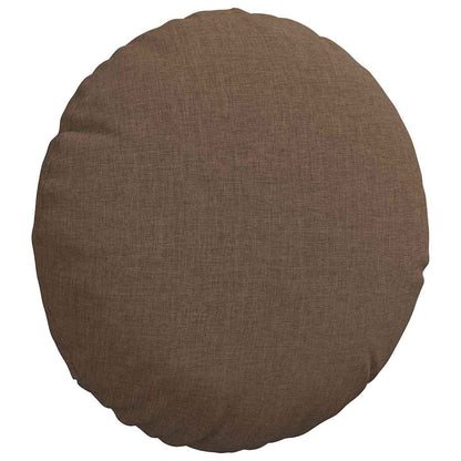Cuscini per Seduta 2 pcs Marrone Ø30 x 13 cm Tessuto