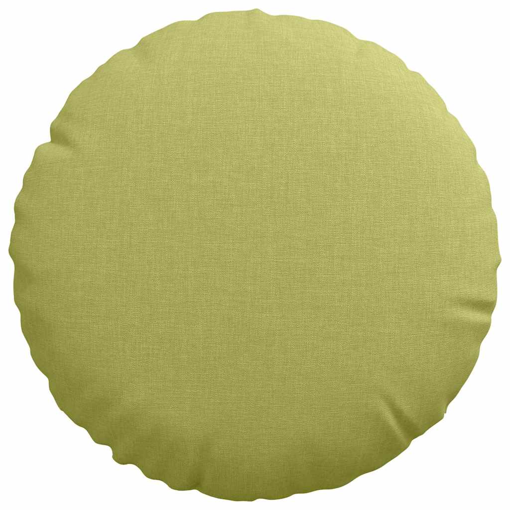 Cuscini per Seduta 2 pcs Verde chiaro Ø30 x 13 cm Tessuto | homemem39