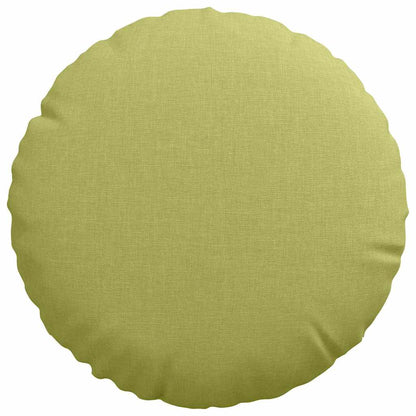 Cuscini per Seduta 2 pcs Verde chiaro Ø30 x 13 cm Tessuto | homemem39