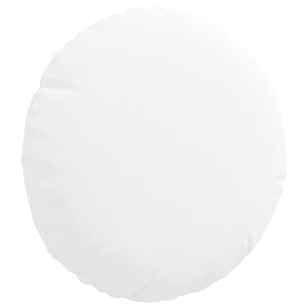 Cuscini per Seduta 2 pcs Bianco Ø30 x 13 cm Tessuto | homemem39