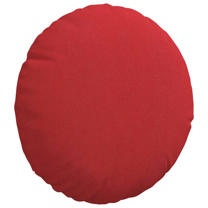 Cuscini per Seduta 2 pcs Rosso Ø30 x 13 cm Tessuto | homemem39