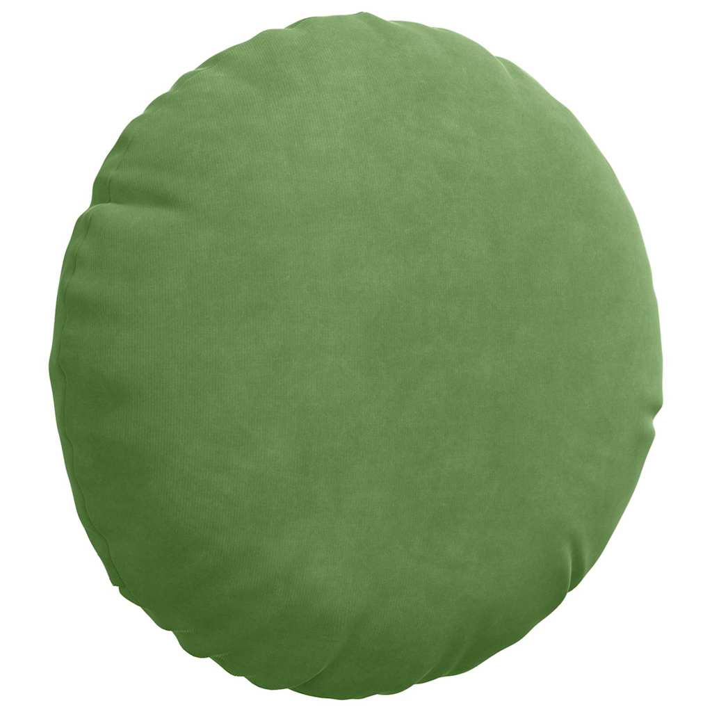Cuscini per Seduta 2 pcs Verde chiaro Ø30 x 13 cm Velluto | homemem39