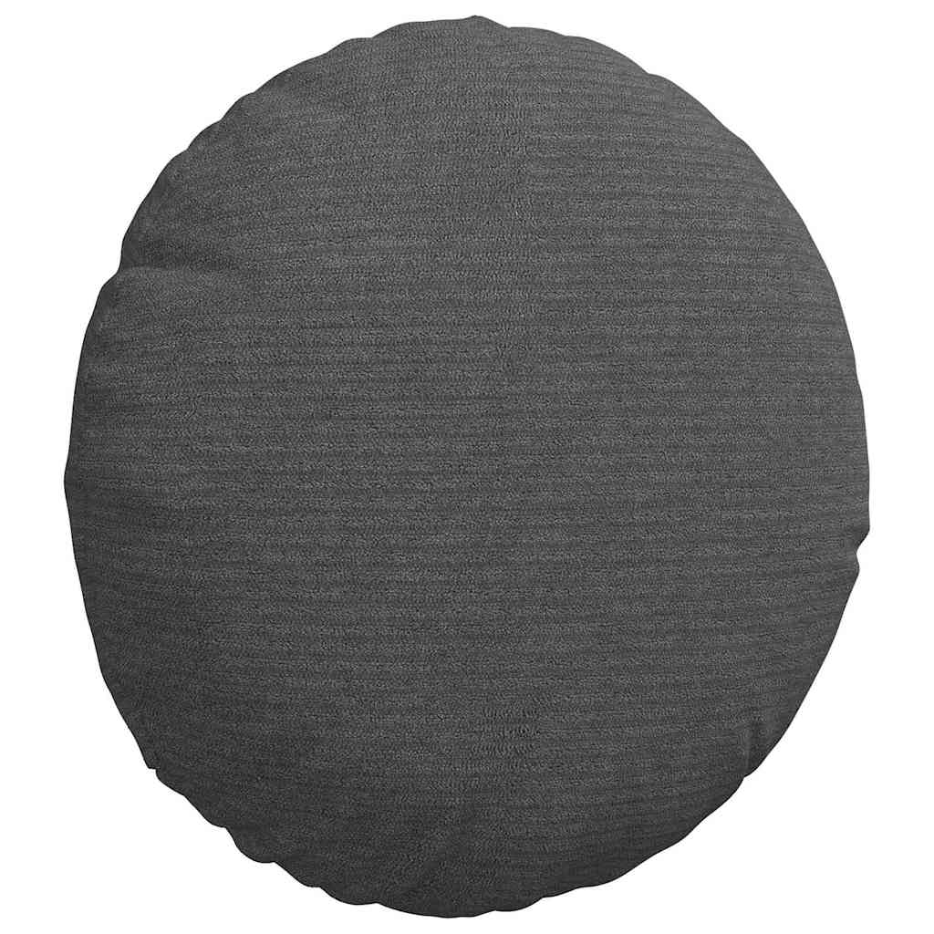 Cuscini per Seduta 2 pcs Grigio scuro Ø30 x 13 cm | homemem39