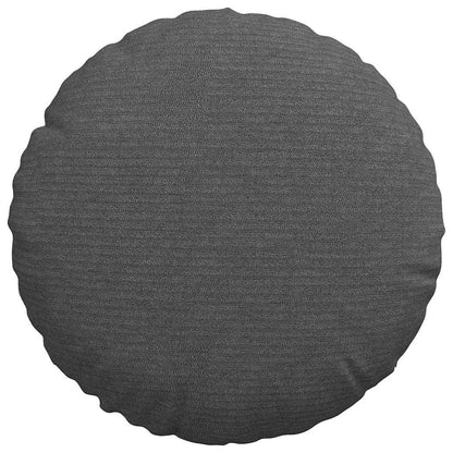 Cuscini per Seduta 2 pcs Grigio scuro Ø30 x 13 cm | homemem39