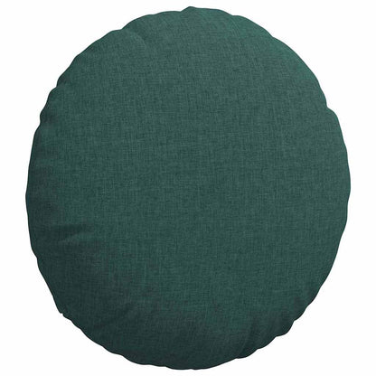 Cuscini per Seduta 2 pcs Verde Scuro Ø40 x 13 cm Tessuto | homemem39