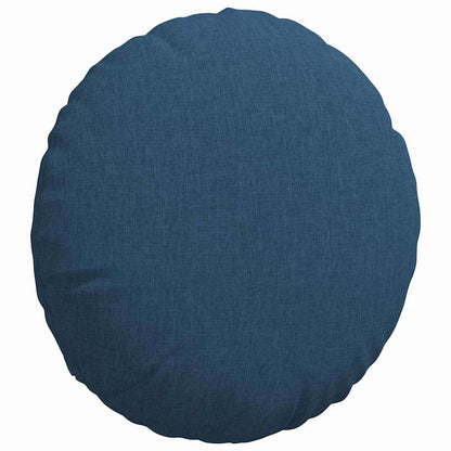Cuscini per Seduta 2 pcs Blu Ø40 x 13 cm Tessuto | homemem39
