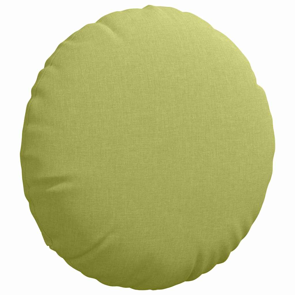 Cuscini per Seduta 2 pcs Verde chiaro Ø40 x 13 cm Tessuto | homemem39