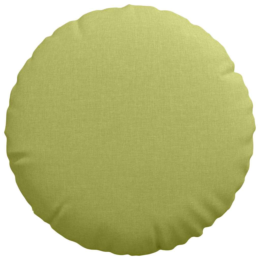 Cuscini per Seduta 2 pcs Verde chiaro Ø40 x 13 cm Tessuto | homemem39