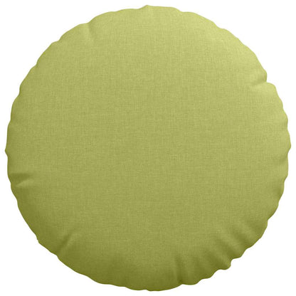 Cuscini per Seduta 2 pcs Verde chiaro Ø40 x 13 cm Tessuto