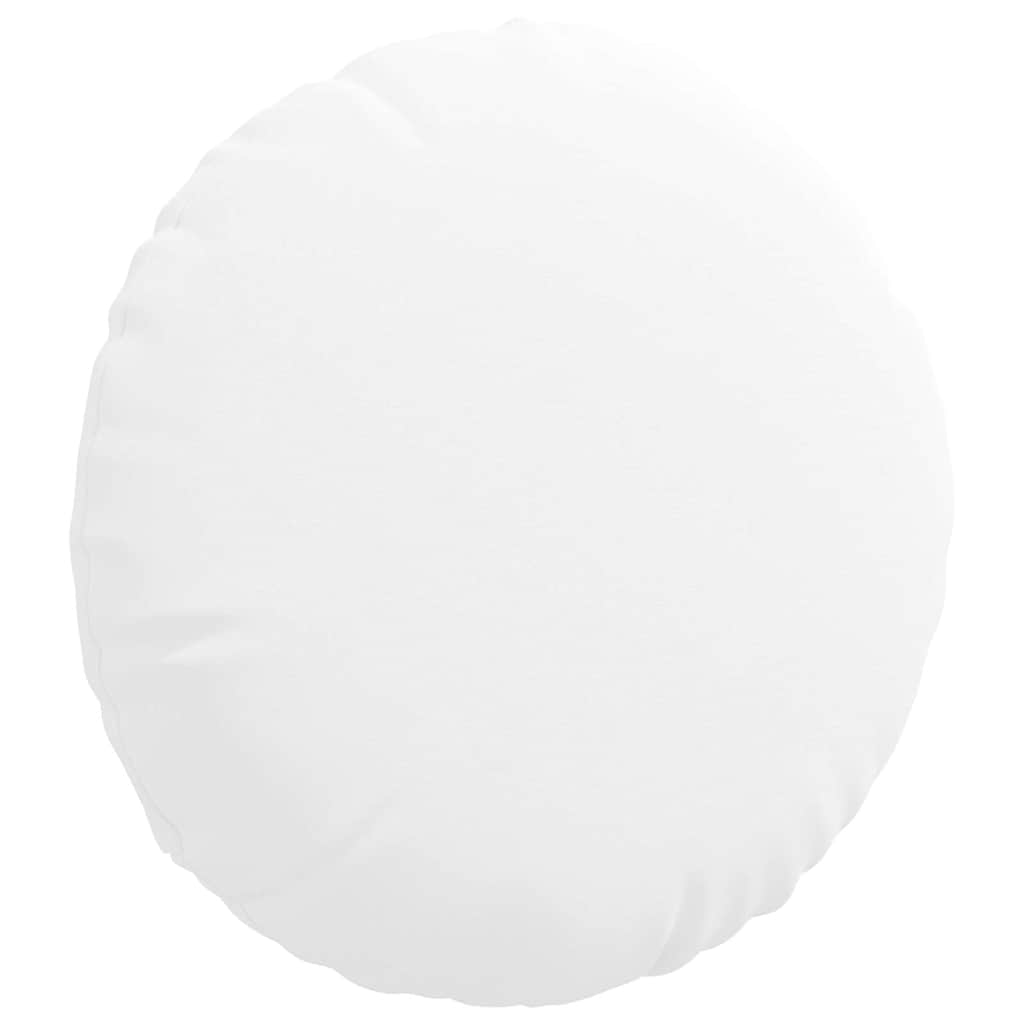Cuscini per Seduta 2 pcs Bianco Ø40 x 13 cm Tessuto | homemem39
