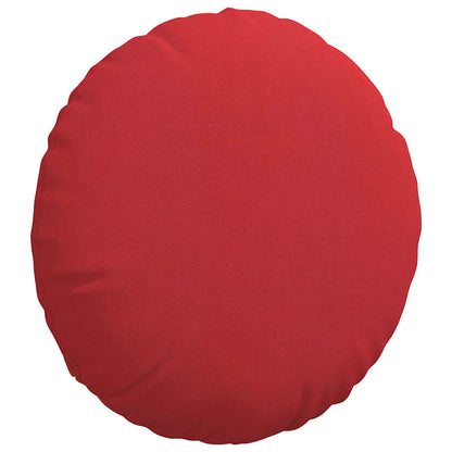 Cuscini per Seduta 2 pcs Rosso Ø40 x 13 cm Tessuto | homemem39