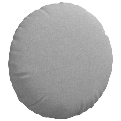 Cuscini per Seduta 2 pcs Grigio Nuvola Ø40 x 13 cm Tessuto