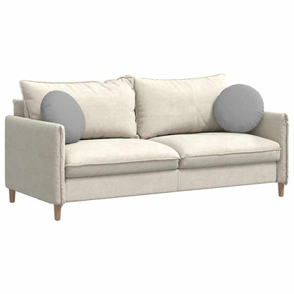 Cuscini per Seduta 2 pcs Grigio Nuvola Ø40 x 13 cm Tessuto | homemem39