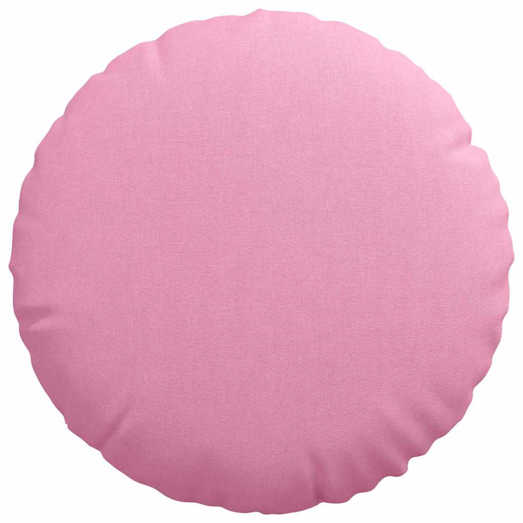 Cuscini per Seduta 2 pcs Rosa Ø40 x 13 cm Tessuto | homemem39