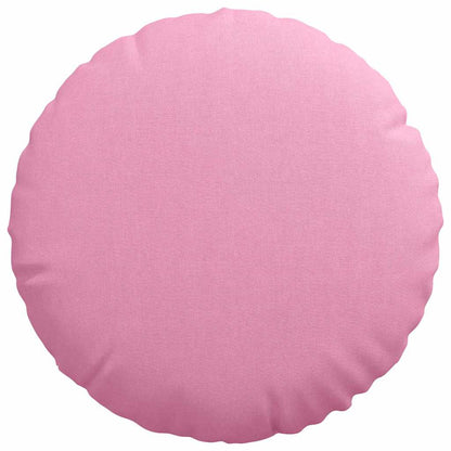 Cuscini per Seduta 2 pcs Rosa Ø40 x 13 cm Tessuto