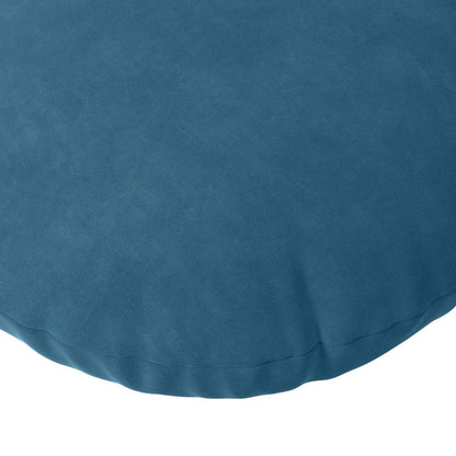 Cuscini per Seduta 2 pcs Blu Ø 40 x 13 cm Velluto | homemem39