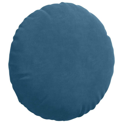 Cuscini per Seduta 2 pcs Blu Ø 40 x 13 cm Velluto | homemem39