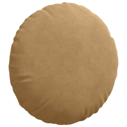 Cuscini per Seduta 2 pcs Marrone Ø 40 x 13 cm Velluto | homemem39