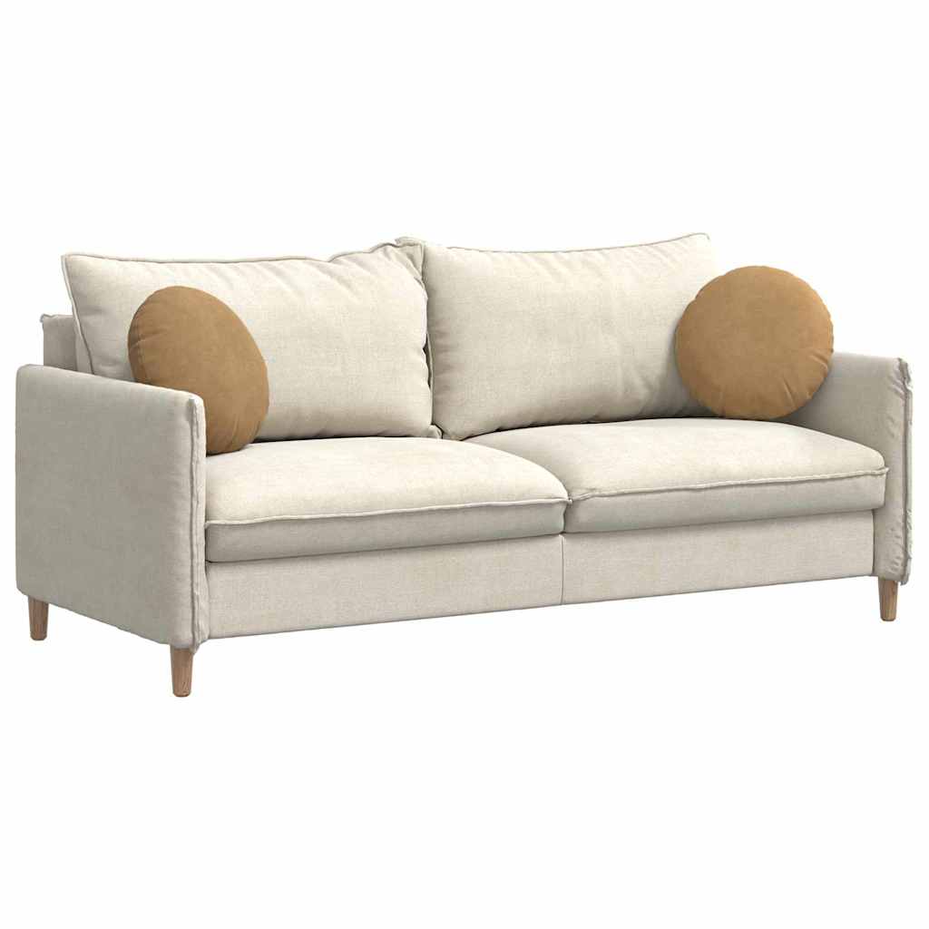 Cuscini per Seduta 2 pcs Marrone Ø 40 x 13 cm Velluto | homemem39