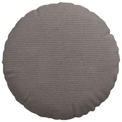 Cuscini per Seduta 2 pcs Grigio chiaro Ø 40 cm Tessuto in Cords | homemem39