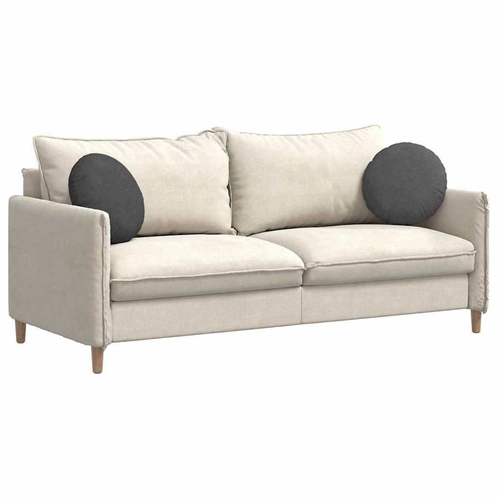 Cuscini per Seduta 2 pcs Grigio scuro Ø 40 cm Tessuto in Cords | homemem39