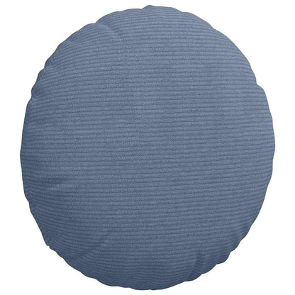 Cuscini per Seduta 2 pcs Blu Ø 40 cm Tessuto in Cords | homemem39