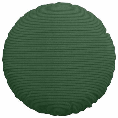 Cuscini per Seduta 2 pcs Verde Scuro Ø 40 cm Tessuto in Cords | homemem39