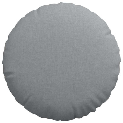 Cuscini per Seduta 2 pcs Grigio chiaro Ø50 x 19 cm Tessuto | homemem39