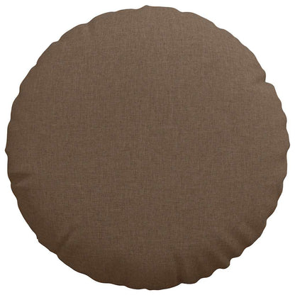 Cuscini per Seduta 2 pcs Marrone Ø50 x 19 cm Tessuto | homemem39