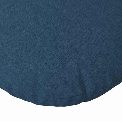 Cuscini per Seduta 2 pcs Blu Ø50 x 19 cm Tessuto | homemem39