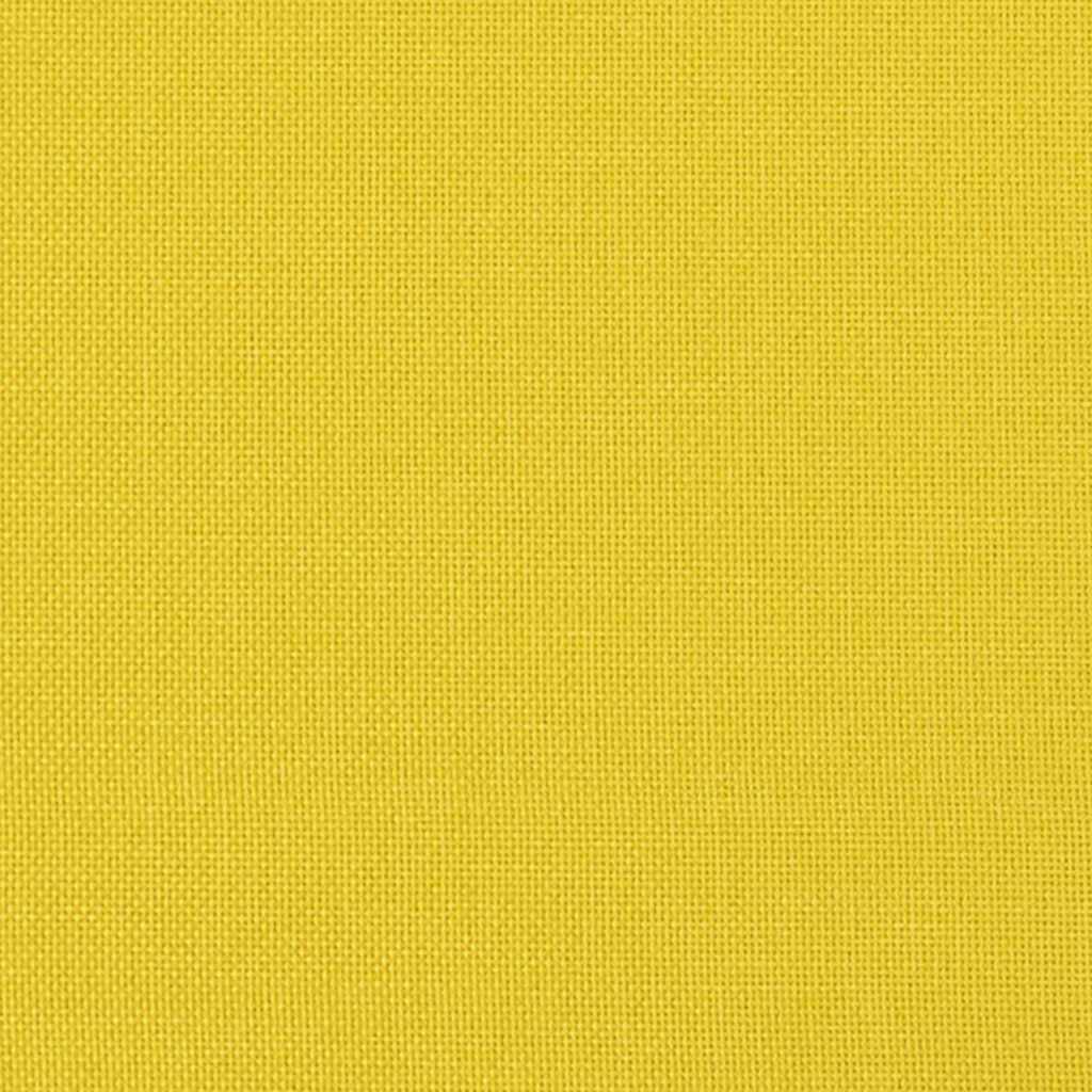 Cuscini per Seduta 2 pcs Giallo Chiaro Ø50 x 19 cm Tessuto | homemem39