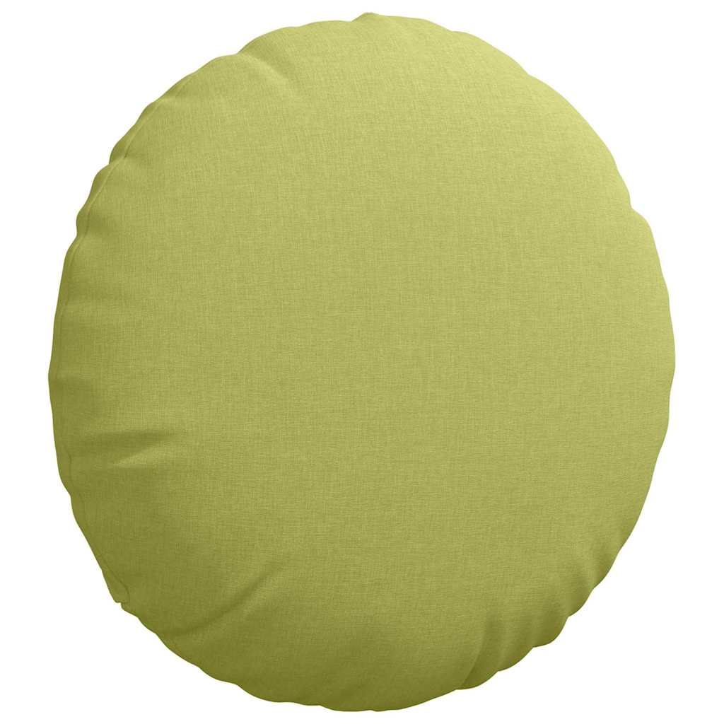 Cuscini per Seduta 2 pcs Verde chiaro Ø50 x 19 cm Tessuto | homemem39